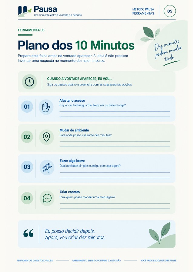 Plano dos 10 Minutos